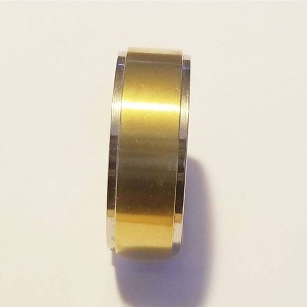 New stainless steel ring size 9